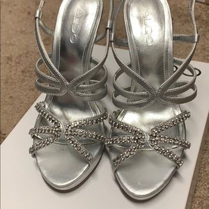 Women’s silver heels